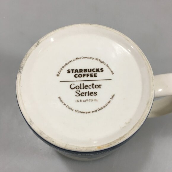 Starbucks Detroit Global Icon 2010 Brown Coffee Mug Cup 16 oz - Picture 5 of 5